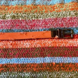 Italian Orange Belt purchased at Diesel